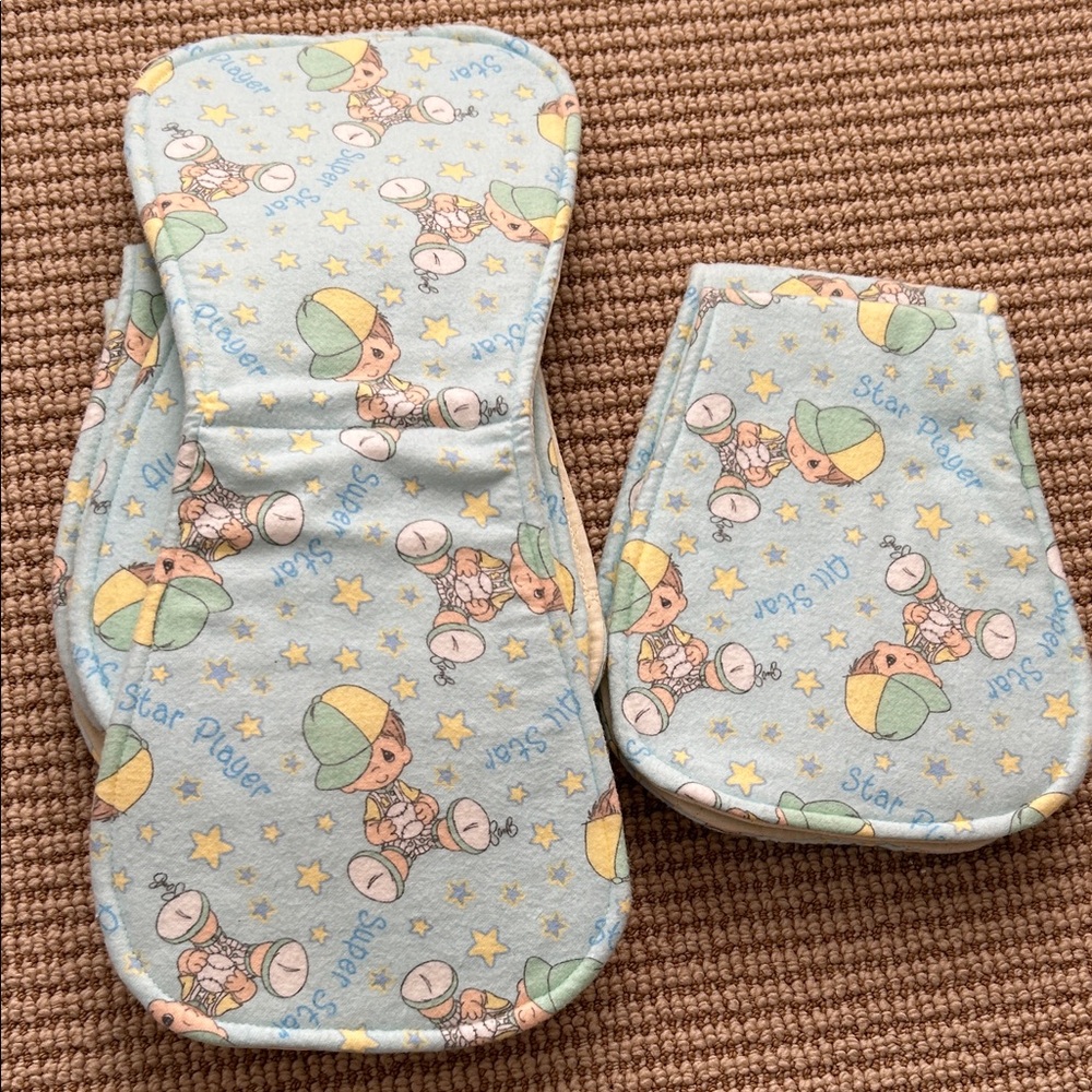 Handmade Precious Moments Burb Pads (6)